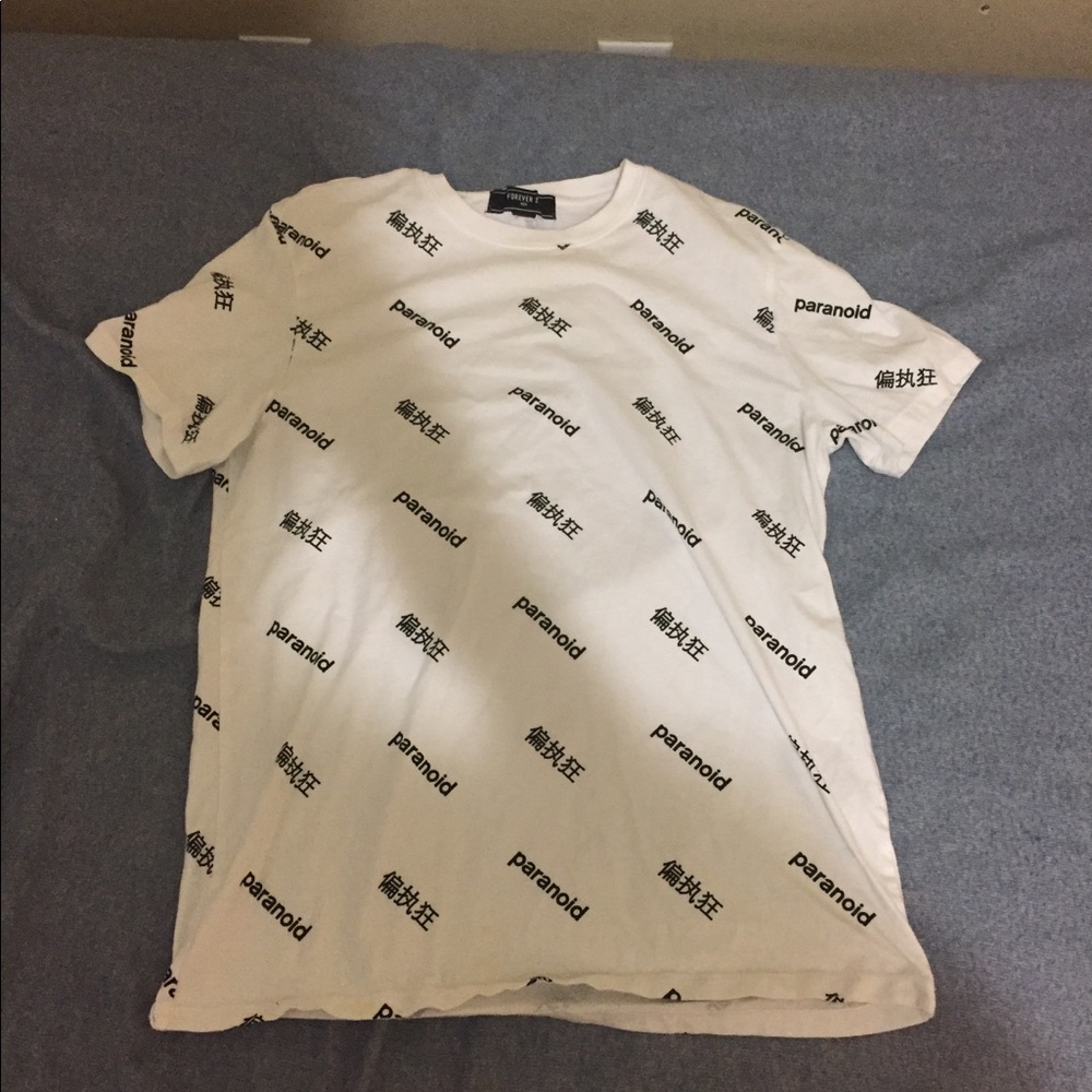 Forever 21 Paranoid Tee